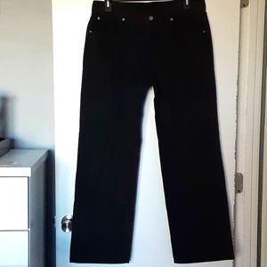 Mens 7 allmankind black denim jeans, size 34